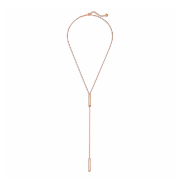 Kendra Scott Shelton Necklace in Rose Gold - Picture 1 of 7